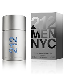 CAROLINA HERRERA 212 EDT FOR MEN