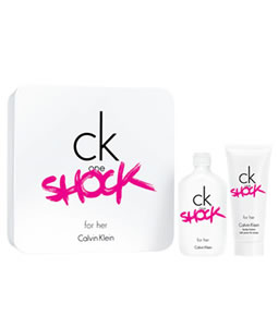 CALVIN KLEIN ONE SHOCK 100ML EDT GIFT SET FOR WOMEN