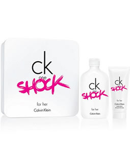 CALVIN KLEIN ONE SHOCK 200ML EDT GIFT SET FOR WOMEN Perfume