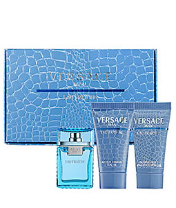 VERSACE MAN EAU FRAICHE MINIATURE 3 PIECES TRAVEL GIFT SET