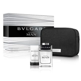 BVLGARI MAN WITH POUCH 3 PCS GIFT SET FOR MEN