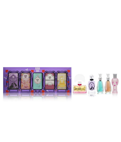 ANNA SUI MINIATURE COLLECTION 5 PCS MINIATURE GIFT SET FOR WOMEN