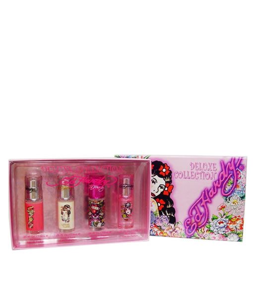 CHRISTIAN AUDIGIER ED HARDY 4 PCS MINIATURE GIFT SET FOR WOMEN