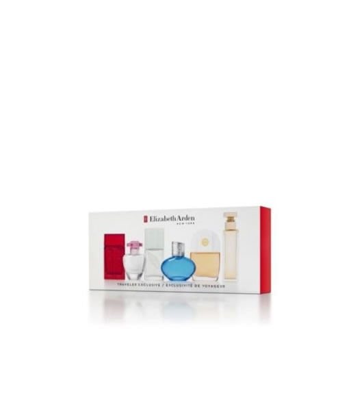 ELIZABETH ARDEN TRAVELER EXLCUSIVE COFFRET SPECIAL VOYAGE 6 PCS MINIATURE GIFT SET FOR WOMEN