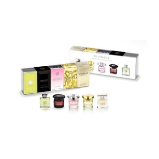 VERSACE MINIATURES COLLECTION 5 PCS MINIATURE GIFT SET FOR WOMEN