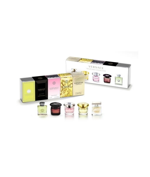 VERSACE MINIATURES COLLECTION 5 PCS MINIATURE GIFT SET FOR WOMEN