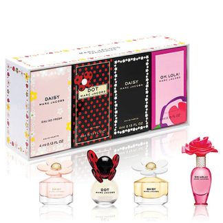 MARC JACOBS FRAGRANCES 4 PCS MINIATURE GIFT SET FOR WOMEN