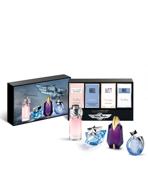 THIERRY MUGLER EXLCUSIVE TRAVEL RETAIL MINIATURE GIFT SET FOR WOMEN
