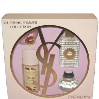 YVES SAINT LAURENT YSL SPRING SUMMER COLLECTION 4 PCS MINIATURE GIFT SET FOR WOMEN