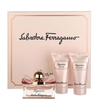 SALVATORE FERRAGAMO SIGNORINA EDP CUTE & CHIC COFFRET GIFT SET FOR WOMEN