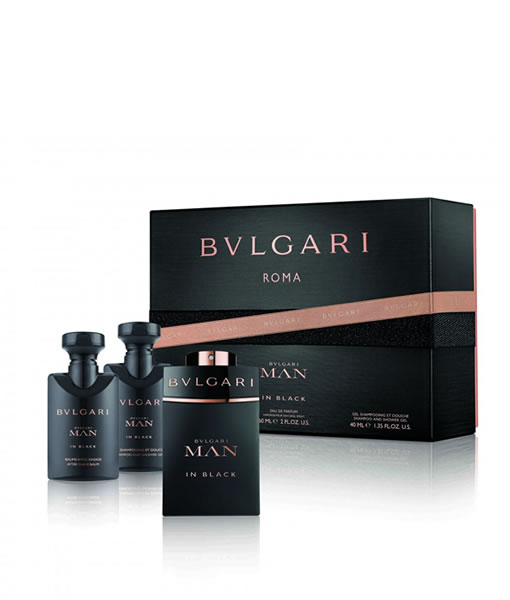 man in black aftershave