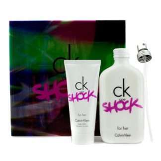 CALVIN KLEIN CK ONE SHOCK FOR HER COFFRET 2PCS GIFT SET FOR WOMEN