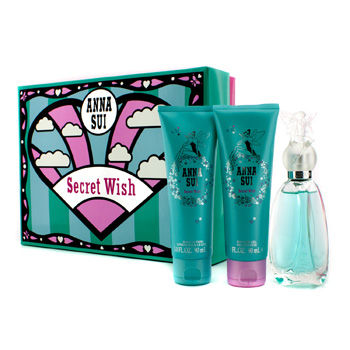 ANNA SUI SECRET WISH COFFRET 3PCS GIFT SET FOR WOMEN