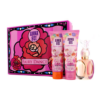 ANNA SUI SECRET WISH FAIRY DANCE COFFRET 3PCS GIFT SET FOR WOMEN