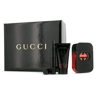 GUCCI GUILTY BLACK COFFRET 3PCS GIFT SET FOR WOMEN