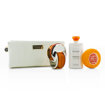 BVLGARI OMNIA INDIAN GARNET COFFRET 3PCS POUCH GIFT SET FOR WOMEN PerfumeStore Malaysia