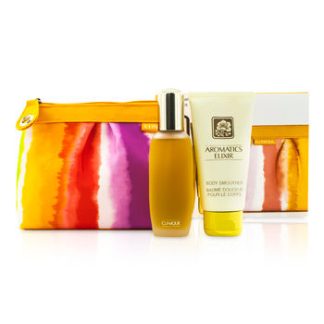 CLINIQUE AROMATICS ELIXIR COFFRET 2PCS+1BAG GIFT SET FOR WOMEN