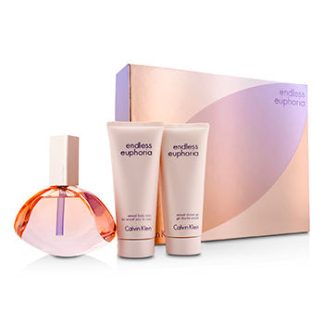 CALVIN KLEIN ENDLESS EUPHORIA COFFRET 3PCS GIFT SET FOR WOMEN