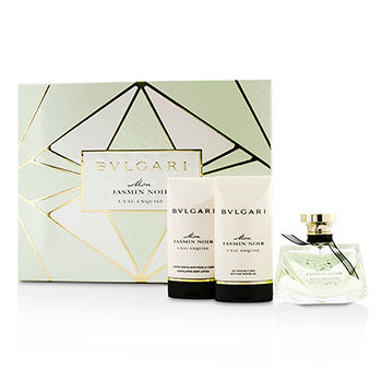 BVLGARI MON JASMIN NOIR LEAU EXQUISE COFFRET 3PCS GIFT SET FOR WOMEN