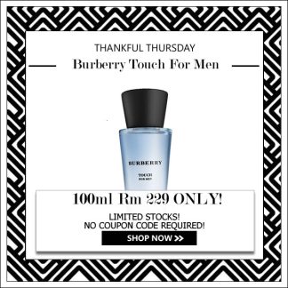 BURBERRY TOUCH EDT FOR MEN 100ML [THANKFUL THURSDAY SPECIAL]
