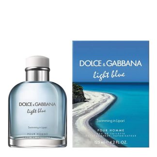 D&G DOLCE & GABBANA LIGHT BLUE SWIMMING IN LIPARI EDT FOR MEN