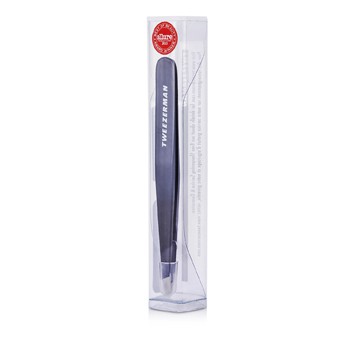 TWEEZERMAN SLANT TWEEZER - BLACK -