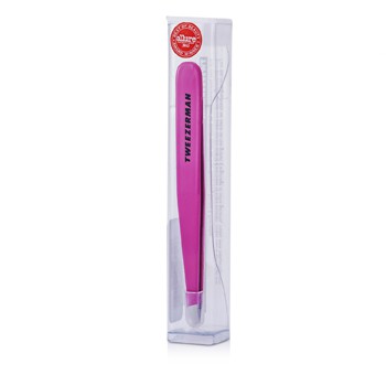 TWEEZERMAN SLANT TWEEZER - PRETTY IN PINK -