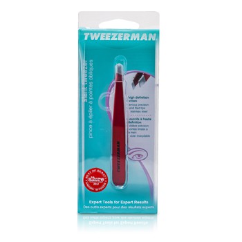 TWEEZERMAN SLANT TWEEZER - SIGNATURE RED -