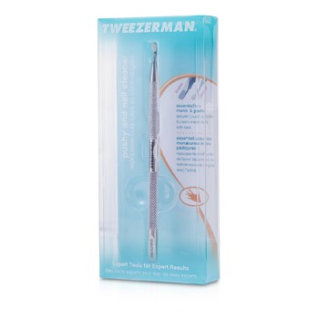 TWEEZERMAN CUTICLE PUSHER & NAIL CLEANER - 1 TWEEZERMAN CUTICLE PUSHER & NAIL CLEANER -
