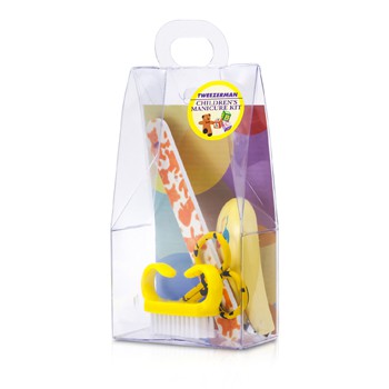 TWEEZERMAN CHILDRENS CARE KIT: BABY NAIL CLIPPER+ BABY NAIL FILE+ NAIL BRUSH+ BABY NAIL SCISSORS 4PCS 1 TWEEZERMAN CHILDRENS CARE KIT: BABY NAIL CLIPPER+ BABY NAIL FILE+ NAIL BRUSH+ BABY NAIL SCISSORS 4PCS