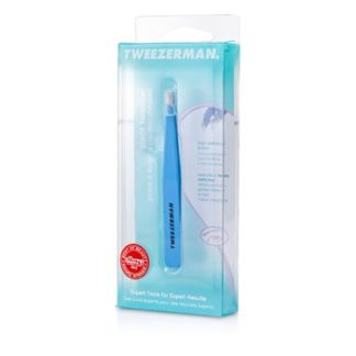 TWEEZERMAN SLANT TWEEZER - BLUE JEWEL -