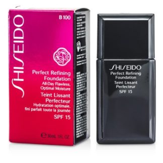 SHISEIDO PERFECT REFINING FOUNDATION SPF15 - # B100 VERY DEEP BEIGE 30ML/1OZ