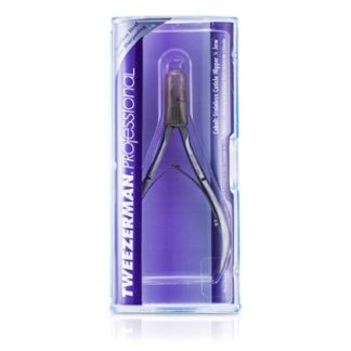 TWEEZERMAN PROFESSIONAL COBALT STAINLESS CUTICLE NIPPER - 1/2 JAW -