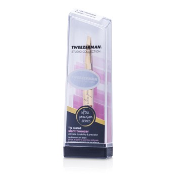 TWEEZERMAN SLANT TWEEZER ULTRA PRECISION (TIN COATED) -