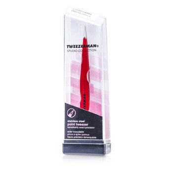 TWEEZERMAN POINT TWEEZER - RED (STUDIO COLLECTION) -