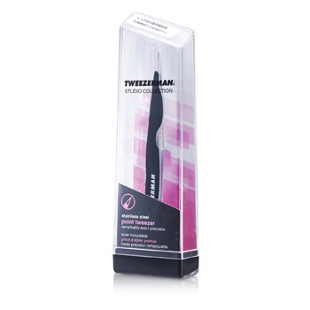 TWEEZERMAN POINT TWEEZER - BLACK (STUDIO COLLECTION) -
