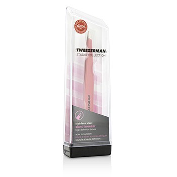 TWEEZERMAN SLANT TWEEZER - FASHION COLOR GERANIUM (STUDIO COLLECTION) -