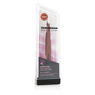 TWEEZERMAN SLANT TWEEZER - SIGNATURE RED (STUDIO COLLECTION) -