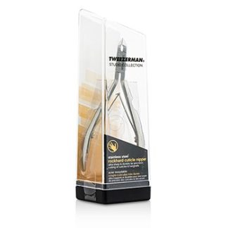 TWEEZERMAN ROCKHARD STAINLESS CUTICLE NIPPER (STUDIO COLLECTION) - 1/2 JAW -