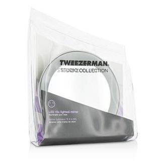 TWEEZERMAN LED 15X LIGHTED MIRROR (STUDIO COLLECTION) -