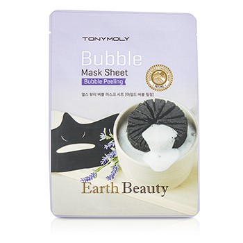 TONYMOLY EARTH BEAUTY MASK SHEET - BUBBLE - BUBBLE PEELING 5X18ML/0.6OZ