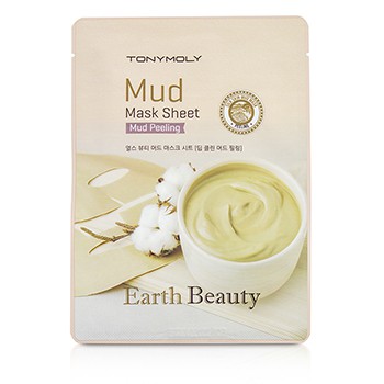 TONYMOLY EARTH BEAUTY MASK SHEET - MUD - MUD PEELING 5X15G/0.52OZ