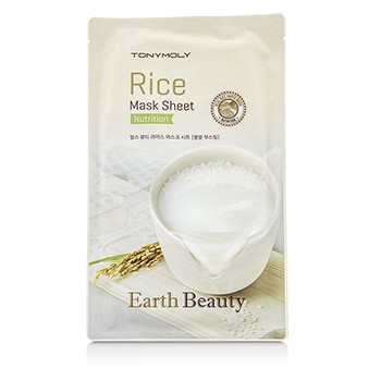 TONYMOLY EARTH BEAUTY MASK SHEET - RICE - NUTRITION 5X35G/1.23OZ