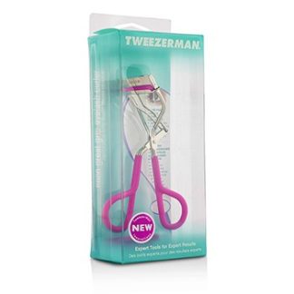 TWEEZERMAN NEON GREAT GRIP EYELASH CURLER - #NEON PINK -
