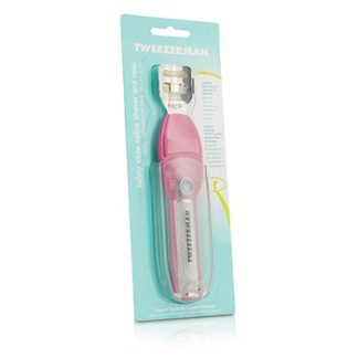TWEEZERMAN SAFETY SLIDE CALLUS SHAVER/ RASP - PINK -