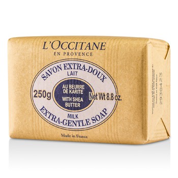 L'OCCITANE SHEA BUTTER EXTRA GENTLE SOAP - MILK 250G/8 L'OCCITANE SHEA BUTTER EXTRA GENTLE SOAP - MILK 250G/8.8OZ