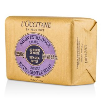 L'OCCITANE SHEA BUTTER EXTRA GENTLE SOAP - LAVENDER 250G/8.8OZ