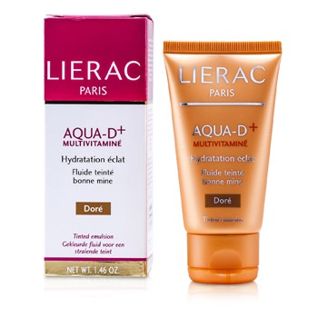 LIERAC AQUA D+ MULTIVITAMINE TEINT EMULSION - DORE 40ML/1 LIERAC AQUA D+ MULTIVITAMINE TEINT EMULSION - DORE 40ML/1.46OZ