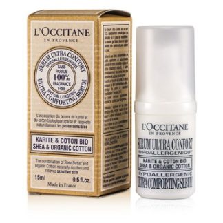 L'OCCITANE SHEA &AMP; ORGANIC COTTON ULTRA COMFORTING SERUM 15ML/0.5OZ