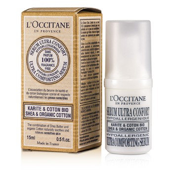 L'OCCITANE SHEA &AMP; ORGANIC COTTON ULTRA COMFORTING SERUM 15ML/0.5OZ